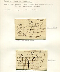 2 Bfe. - BELGIEN - LIERRE - BRÜSSEL - THURN & TAXIS - 16.3.1754 / 19 ...