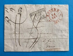BELGIEN - ANTWERPEN - GAND - DEBOURSE - PARIS - FRANKREICH - 14.2 ...