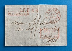 BELGIEN - ANTWERPEN - ESTAFETTE - PARIS - FRANKREICH - RAYONSTEMPEL - ...