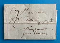 BELGIEN - HASSELT - FRANCOMONT - 31.3.1817. Porto-Brief von Hasselt ...
