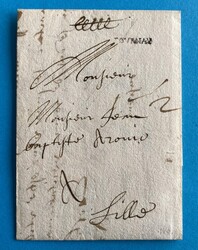 BELGIEN - TOURNAY - LILLE - 17. JHDT. - 19.7.1695. Porto-Brief von ...
