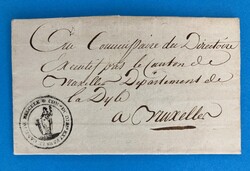 BELGIEN - BELCELE - BRIEFKOPF - BRÜSSEL - DEPT. CONQUIS - NAPOLEON - ...