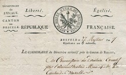 BELGIEN - BELCELE - BRIEFKOPF - BRÜSSEL - DEPT. CONQUIS - NAPOLEON - ...