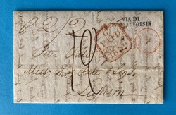 GB - LEAMINGTON - LONDON - LIVORNO - TOSKANA - ITALIEN - 25.8.1839. ...
