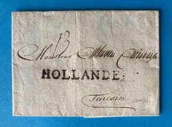 HOLLAND - LEIDEN - TOURCOING - FRANKREICH - 21.1.1800. Porto-Brief ...