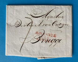 HOLLAND - AMSTERDAM - BRÜGGE - 6.5.1808. Porto-Brief von Amsterdam ...