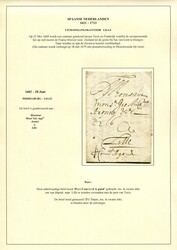 HOLLAND - MIDDELBURG - LILLE - 28.6.1683. Brief von Middelburg nach ...