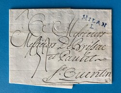 LOMBARDEI-VENETIEN - MAILAND - ST. QUENTIN - FRANKREICH - 31.7.1790. ...