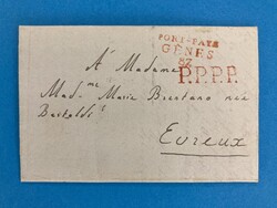 SARDINIEN - (L3) PORT-PAYE / GENES / 87 - EVREUX - FRANKREICH - DEPT. ...
