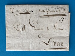 LOMBARDEI-VENETIEN - LONATO - LENO - 6.4.1814. Porto-Brief von Lonato ...
