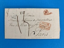 TOSKANA - PISA - PARIS - FRANKREICH - 25.11.1836. 15 Gramm schwerer ...