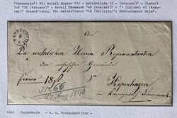 BAYERN - PAPPENHEIM - KOPENHAGEN - DÄNEMARK - 6.8.1840. ...
