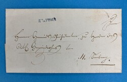 SCHWEIZ - RTE. DE THUN - KEHRSATZ - SEEBERG - 9.11.1850. Porto-Brief ...