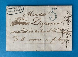 SCHWEIZ - ROUTE DE TREYVAUX - FREIBURG - TAXSTEMPEL - ...