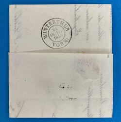 SCHWEIZ - RTE - FRAUENFELD - RAYON I - WINTERTHUR - POSTROUTENSTEMPEL ...
