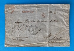 SCHWEIZ - KREUZSTRASSE - ROTHRIST - AARGAU - ST. IMIER - 3.4.1846. ...