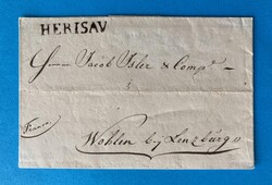 SCHWEIZ - HERISAU - APPENZELL - WOHLEN - AARGAU - 25.1.1827. ...