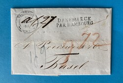 SCHWEIZ - BASEL - KOPENHAGEN - DÄNEMARK - 11.8.1838. ...