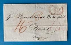 SCHWEIZ - BASEL - NEAPEL - ITALIEN - MAILAND - 2.7.1840. ...