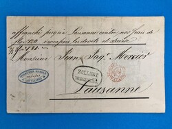 SCHWEIZ - MURGENTHAL - ZOLL - LINDAU - BAYERN - LAUSANNE - 26.10.1844 ...