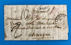 SCHWEIZ - LAUSANNE - (Ov1) BADEN - ALTENKIRCHEN - 26.1.1839. Auslands ...