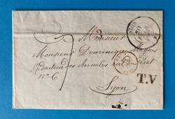 SCHWEIZ - WALLIS - SION - LYON - FRANKREICH - 20.2.1847. Schöner ...