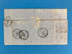 USA - PHILADELPHIA - NEW YORK - COGNAC - FRANKREICH - 11.12.1857. Ab ...