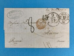 USA - SAN FRANCISCO - NEW YORK - REIMS - FRANKREICH - 30.11.1861. Ab ...