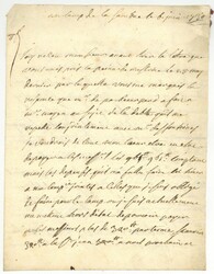 DU CAMP SUR LA SAMBRE – Von „Martigny“ unterzeichneter ...