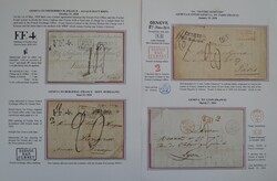 63 Bfe. - SCHWEIZ - TRANSIT - GENF - FRANKREICH - 1800-1871. Schöne ...