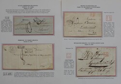 92 Bfe. - TRANSIT SCHWEIZ - FRANKREICH - VORPHILATELIE - 1814-1861. ...