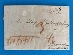 BRAUNSCHWEIG - BERN - FISCHERPOST - SCHWEIZ - 8.4.1818. ...