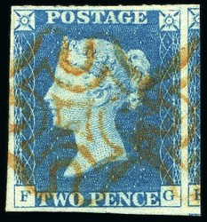 2865120: Grossbritannien 1841 1d und 2d