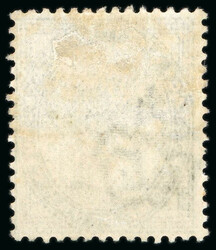 1881 1d colour trial in deep olive (die 2), a very fine perforated ...