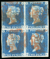 2865110: Great Britain 1840 2d blue