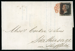 2865100: Great Britain 1840 1d black