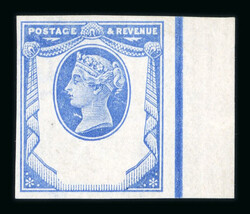 1887-92 ‘Jubilee’ 1 ½d. head plate, imperforate plate proof in ...