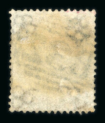 1865-67 watermark Emblems 9d. used with “B32” of Buenos Aires, ...