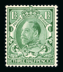 1934 1 1/2d photogravure essays by Harrison &amp; Sons, perf. 15x14 ...