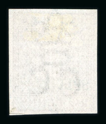 1879 wmk CC 2 1/2d red-brown imperf. proof with "SPECIMEN" type D8 ...