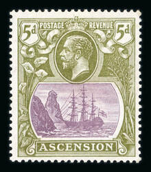 1924 issue group of mint varieties on stock sheet, mostly fine, with ...