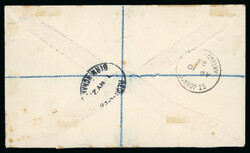 1923, First issue registered cover franked 1/2d to 2 1/2d from ...