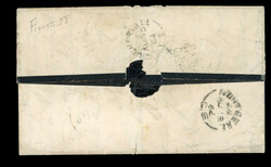 1864 (Aug 2) mourning entire from Rome to Canada East, with Roma ...