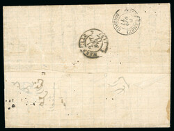 1877, unstamped cover from Tanger to Marseille (08/08/1877) with ...