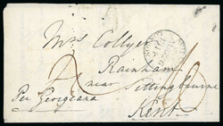 1811 part entire to Sittingbourne, Kent bearing good strike of ...