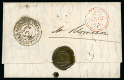 1826 (April 15) entire written from Chittagong in east Bengal, ...