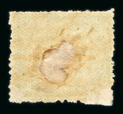 1901 1/4 anna emerald-green mint showing variety shading in dagger ...