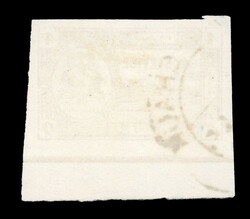 1944 Officials 2 annas violet and 4 annas chocolate imperf marginals ...