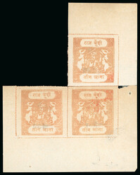 1914-41 Sacred Cows: group of forgeries mounted on three pages and ...