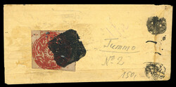 1877-94, group of 13 covers incl. 1/2a circular orange-red, six ...